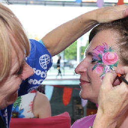 Schminker Halfweg  (Noord Holland)(NL) Verbazingwekkende FacePainters