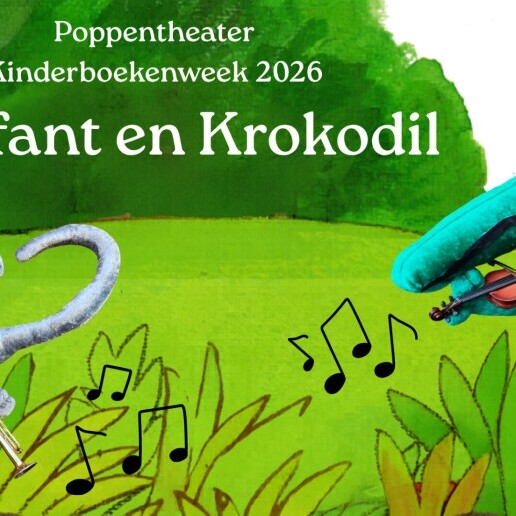 Kindervoorstelling Zoetermeer  (NL) Poppentheater: Olifant en Krokodil (KBW)