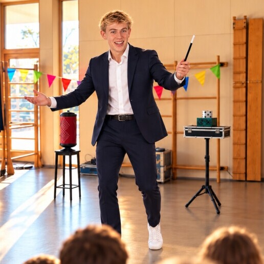 Goochelaar Kampen  (NL) Goochelaar Jesse Op School
