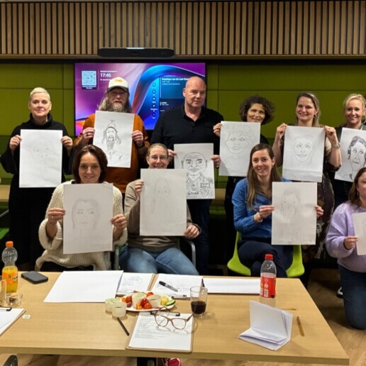 Trainer/Workshop Tholen  (NL) Caricature workshop