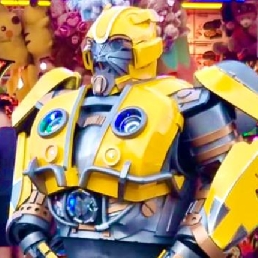 Transformers Bumblebee robot mascot