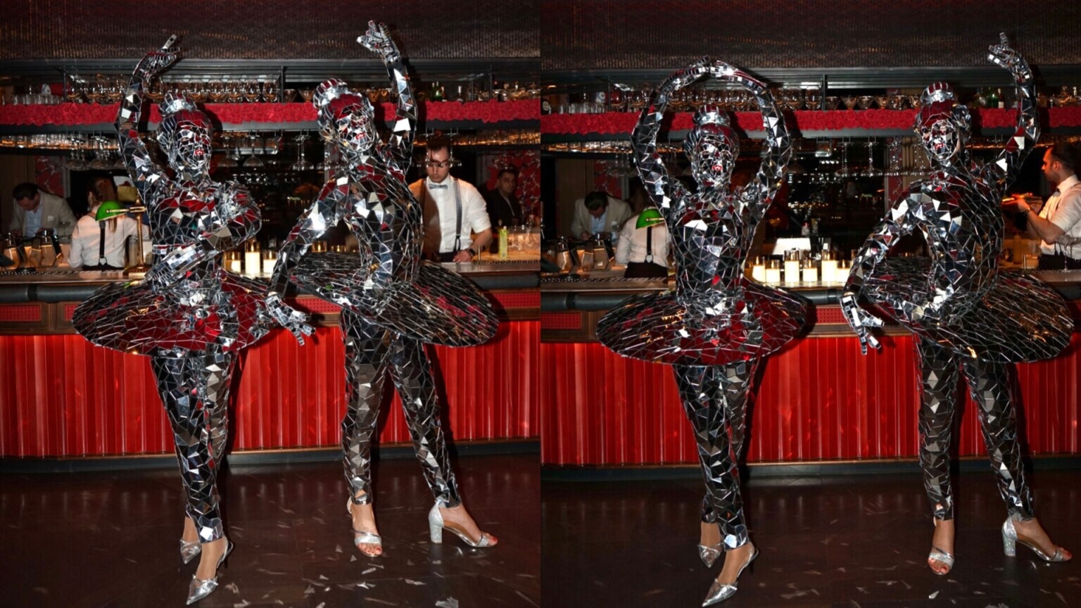 The dancing mirror ballerinas