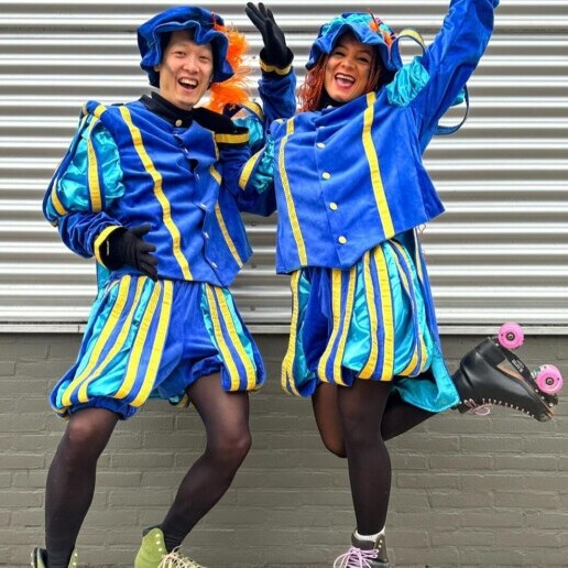 Animatie Vught  (NL) Rolschaats piet