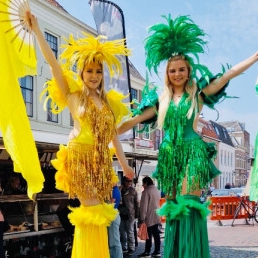 Animatie Beesd  (NL) Stelten act - Samba