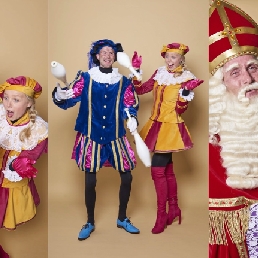 Bezoek van Sinterklaas - Sint en Pieten