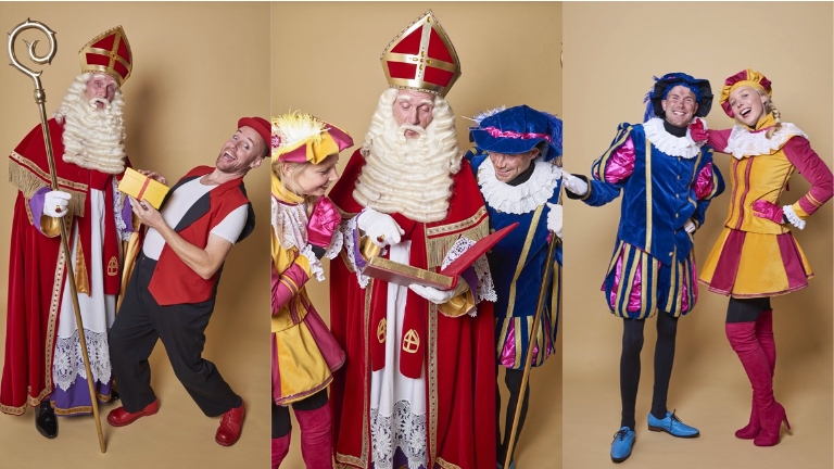 Bezoek van Sinterklaas - Sint en Pieten