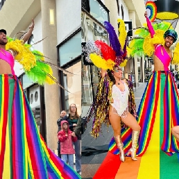 Pride act - rainbow walk - be your self