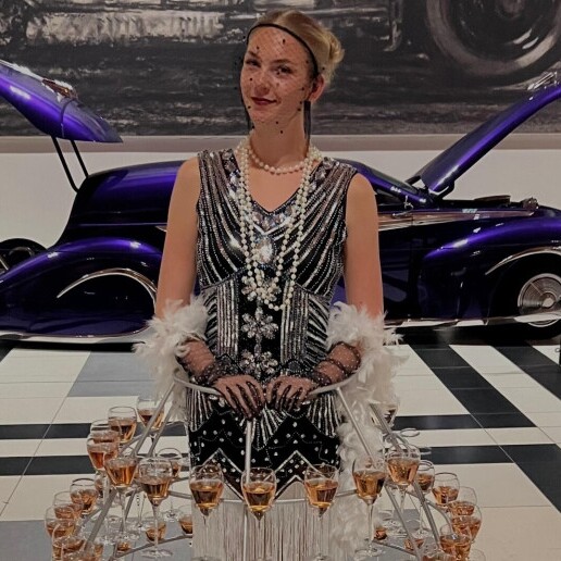 Actor Beesd  (NL) Champagne dress - Gatsby