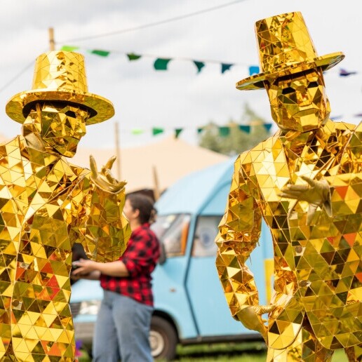 Danser Beesd  (NL) Dansers - Mirror man goud