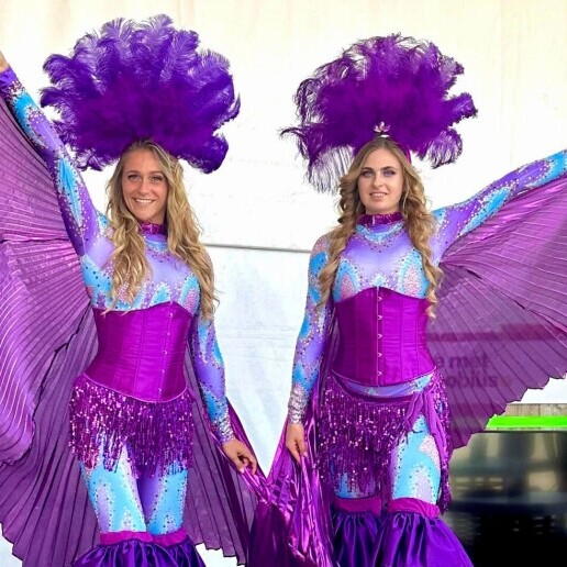 Animatie Beesd  (NL) Stelten act - Violet rise