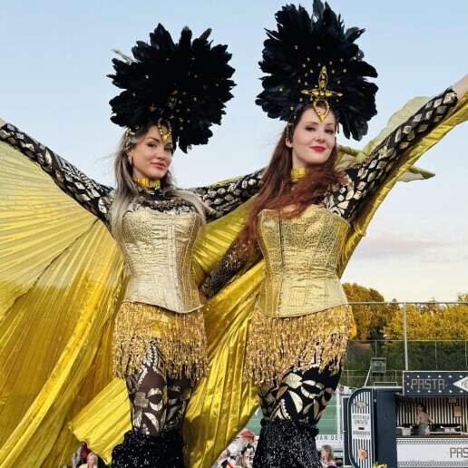 Actor Beesd  (NL) Stilt act - Golden girls