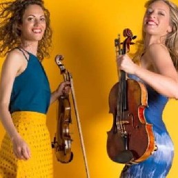 Background music String duo Mélange