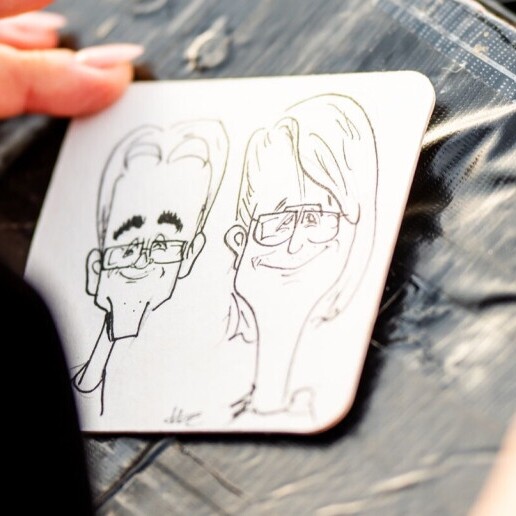 Kunstenaar Amsterdam  (NL) Karikaturist & sneltekenares Martine