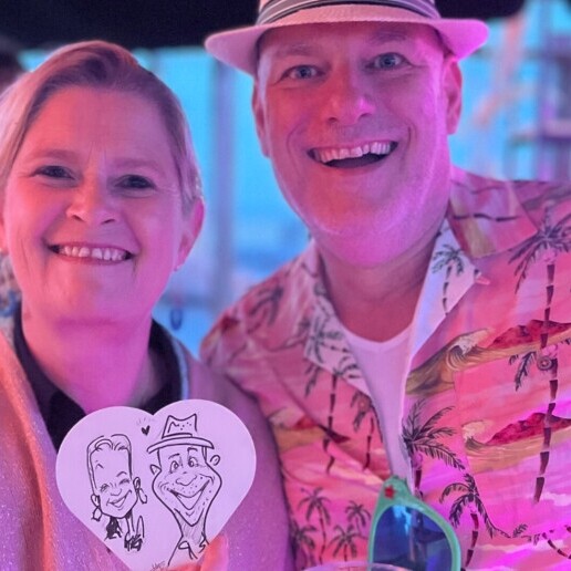 Karikaturist & sneltekenares Martine