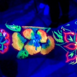 Kunstenaar Alkmaar  (NL) Uv bodypaint