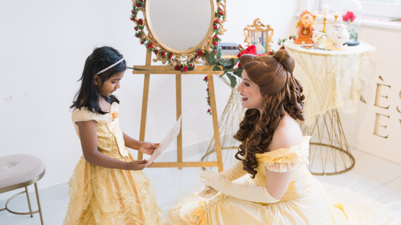 ✨ Prinses Belle op kinderfeestje