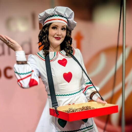 Character/Mascott Assen  (NL) Distribution lady christmas baker christmas theme