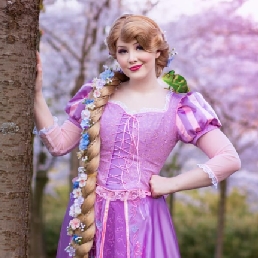 Karakter/Verkleed Assen  (NL) ✨ Prinses Rapunzel op uw evenement