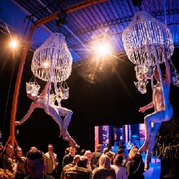 Acrobat Steenderen  (NL) Duo Champagne Chandelier