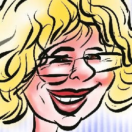 Digitale snelkarikaturen van Maggy.