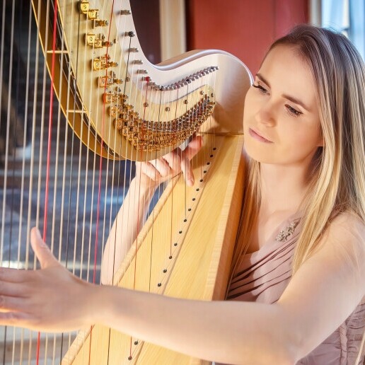 Harpist Sittard  (NL) Harpist Fenna weddings