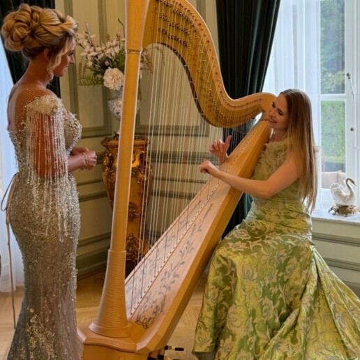 Harpist Sittard  (NL) Harpiste voor bruiloften en recepties