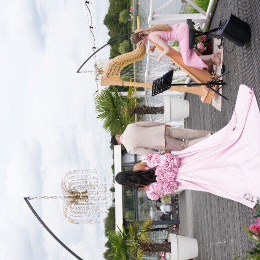 Harpist Sittard  (NL) Harpiste Fenna verlovingen&bruiloften