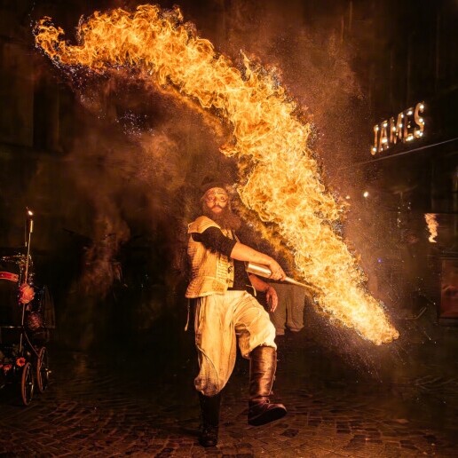 Stunt show Heverlee  (BE) Magic Spark - Poetic Fire Spectacle