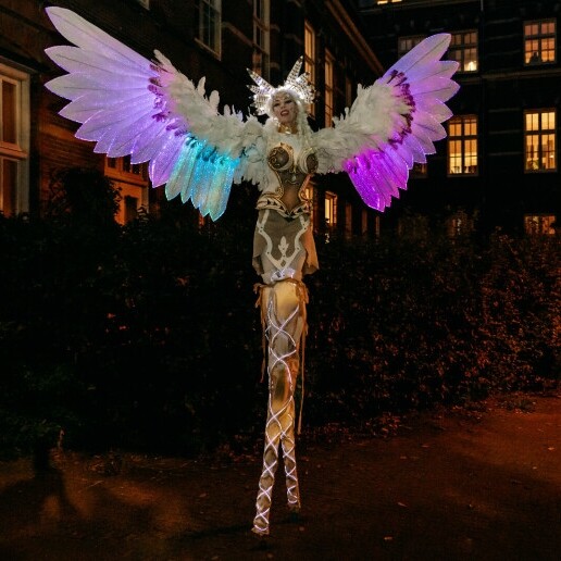 Actor Amsterdam  (NL) Winter fairies on stilts