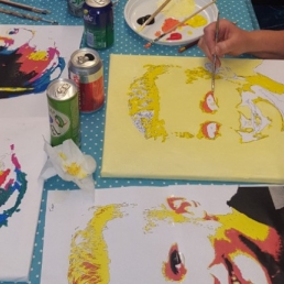 Trainer/Workshop Amersfoort  (NL) Pop Art Workshop in stijl van Andy Warhol