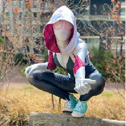 Character/Mascott Haarlem  (NL) Ghost-Spider /Spider-Gwen / Spiderman