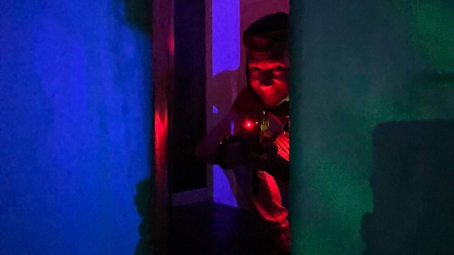 Indoor laser game - on location
