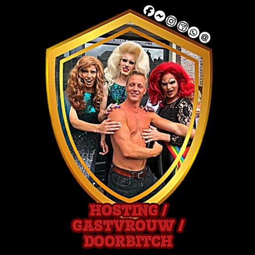 Presentator Breda  (NL) Opvallende lady in red for hosting