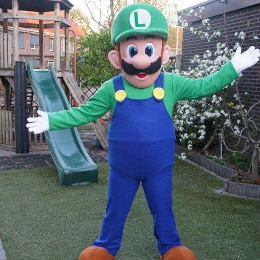 Karakter/Verkleed Almelo  (NL) Luigi Premium Mascotte