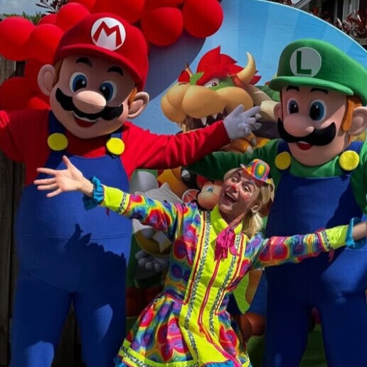 Karakter/Verkleed Almelo  (NL) Super Mario & Luigi mascotte