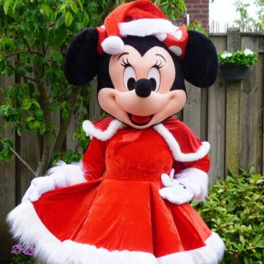 Karakter/Verkleed Almelo  (NL) Minnie Mouse - Kerstmascotte