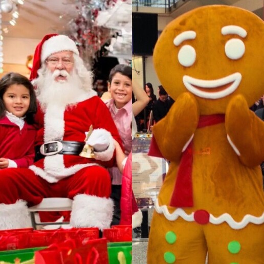 Karakter/Verkleed Rotterdam  (NL) Kerstman & Gingerbread