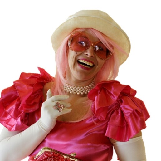 Animatie Vlijmen  (NL) Tante TheeMuts Dé roze "Royalty" Diva