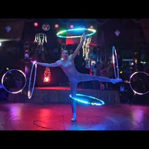 Event show Afferden  (Gelderland)(NL) LED show 'Aurora'