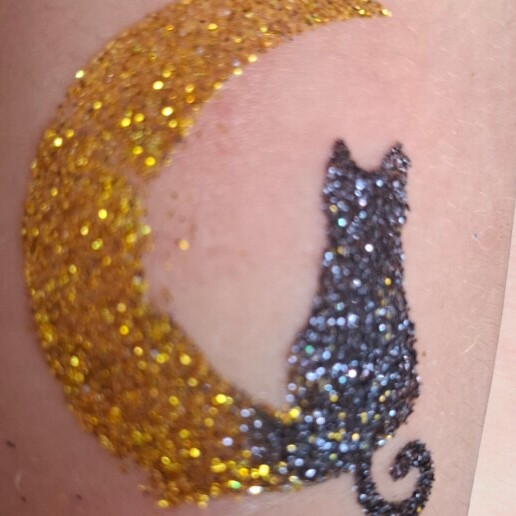 Make-up artist Maassluis  (NL) Glitter tattoos, glitter and more