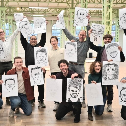Trainer/Workshop Den Bosch  (NL) Caricature drawing workshop