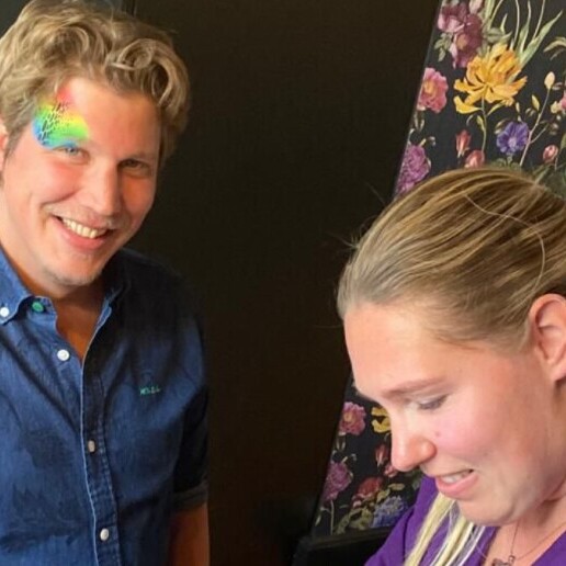 Make-up artist Assendelft  (NL) glitter look eye design
