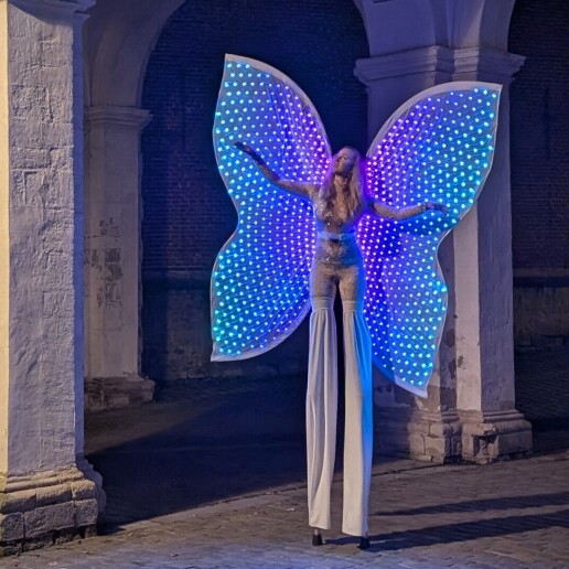 Actor Scherpenheuvel-Zichem  (BE) Papilluna - the LED butterfly on stilts