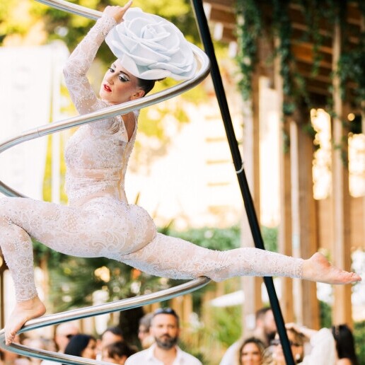 Acrobat Scherpenheuvel-Zichem  (BE) Spiralis - spiraaldanseres in de lucht
