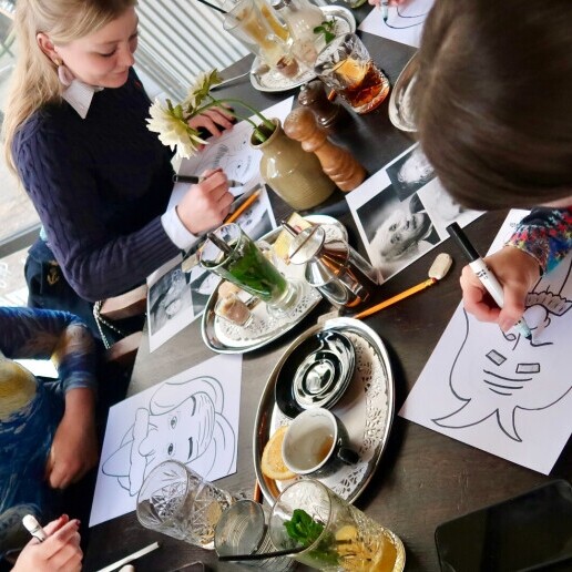 Trainer/Workshop Leuven  (BE) Leer grappige karikaturen tekenen
