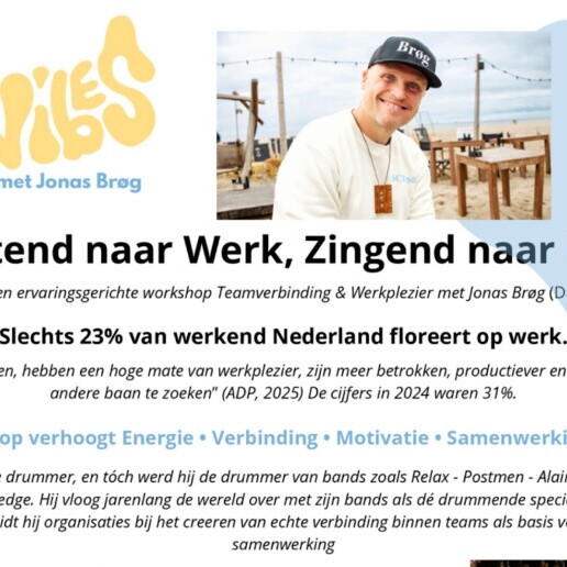 Trainer/Workshop Den Haag  (NL) Jonas Brøg - Team Connection Workshop