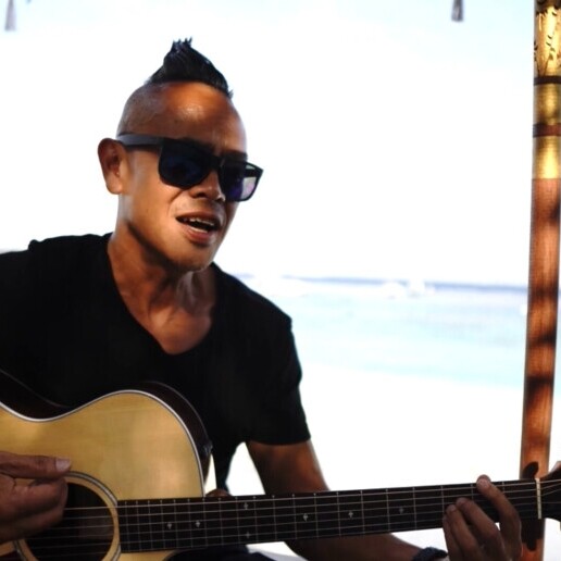 Singer (male) Amsterdam  (NL) Trieu solo acoustic guitar