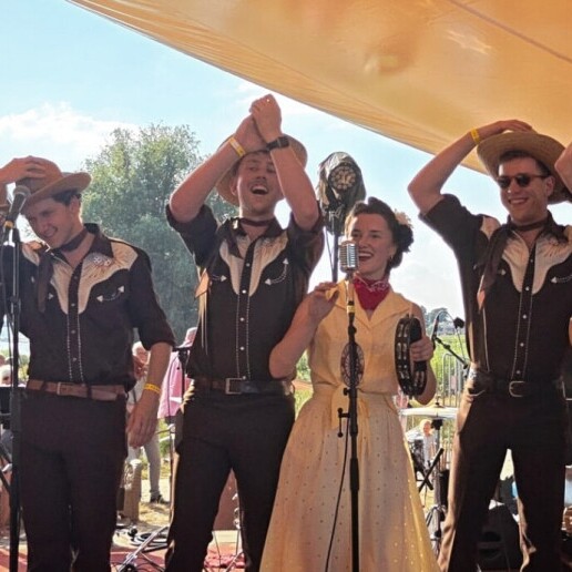 Band Wageningen  (NL) Countryband: Rosie & the Wagoners