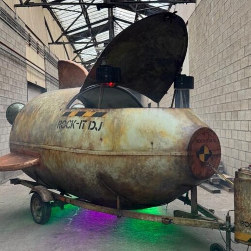 Drive-in show Aarle Rixtel  (NL) Raket DJ-Booth