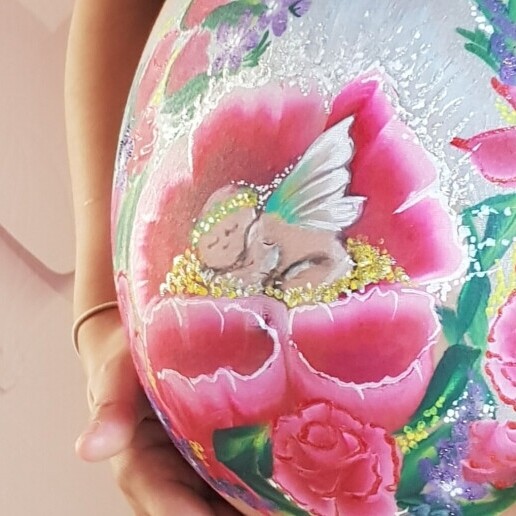 Schminker Amsterdam  (NL) Bellypaint/Buikschildering Babyshower